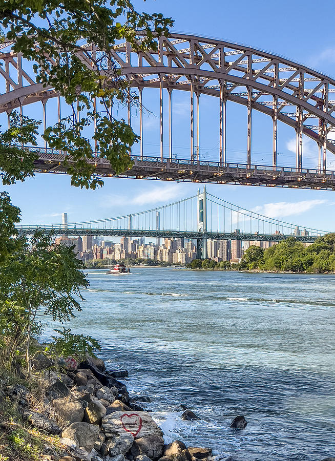 Triboro beneath the Hell Gate Arch Photograph by Cate Franklyn