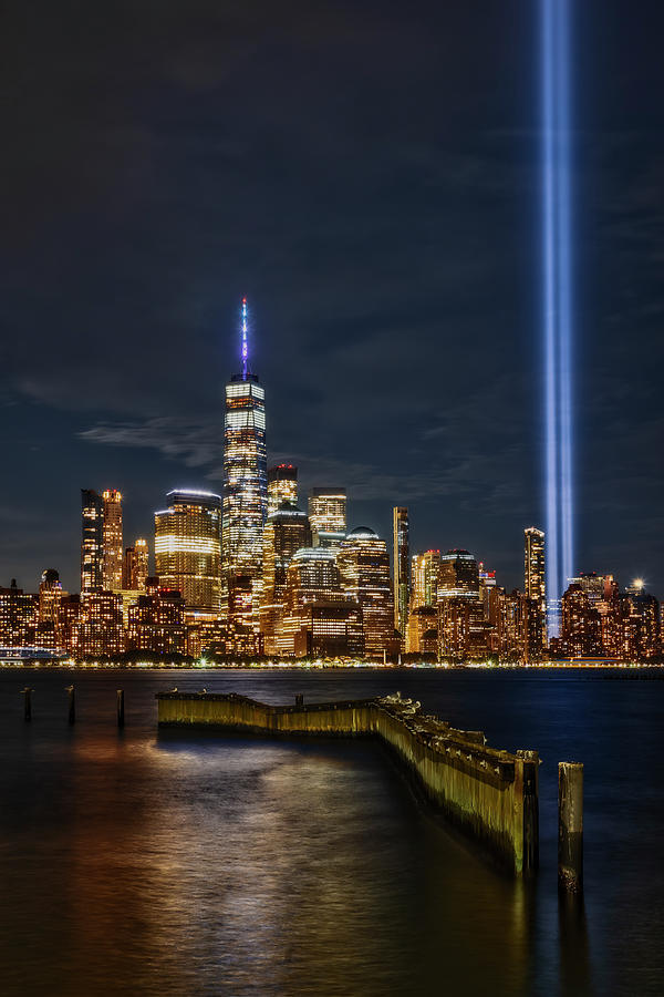 Tribute In Lighs 911 NYC Photograph by Susan Candelario