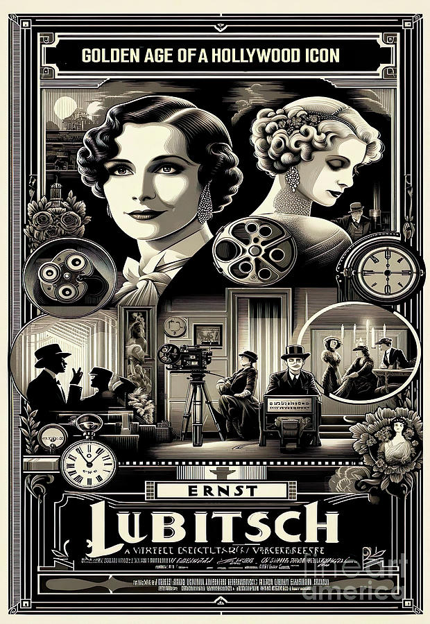 Ernst Lubitsch Digital Art - Tribute Poster to Ernst Lubitsch by Movie World Posters