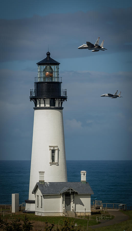 Lighthouse Fly-By Photograph by Bill Posner
