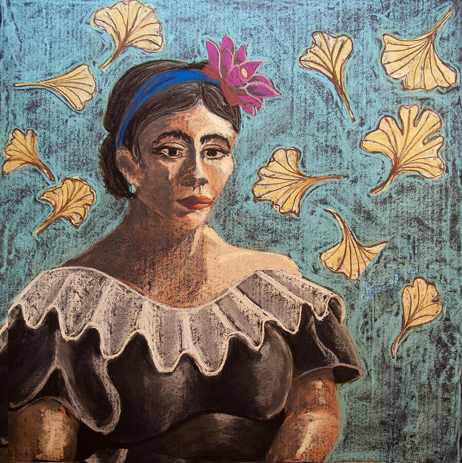 Portrait Painting - Tribute To Freda Kahlo by Don Perino