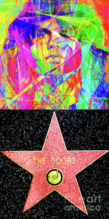 Tribute to Jim Morrison The Doors 20220304 Mixed Media by Wingsdomain Art and Photography
