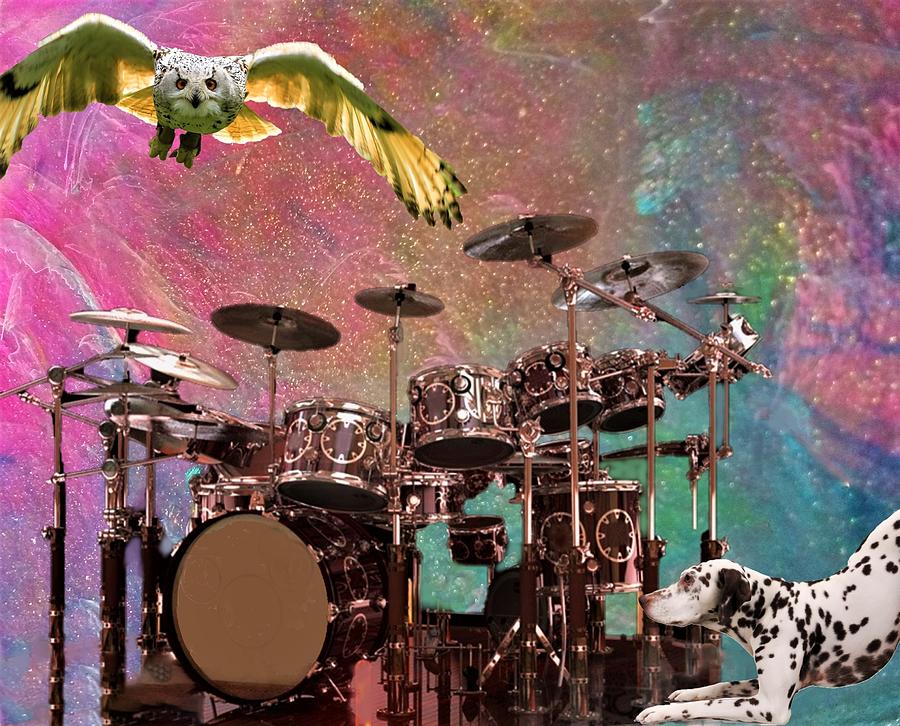 Tribute to Neil Peart Digital Art by Mary Poliquin - Policain Creations