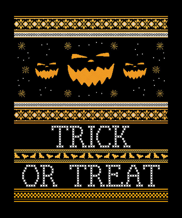 Trick or Treat Halloween Gifts Digital Art by Caterina Christakos