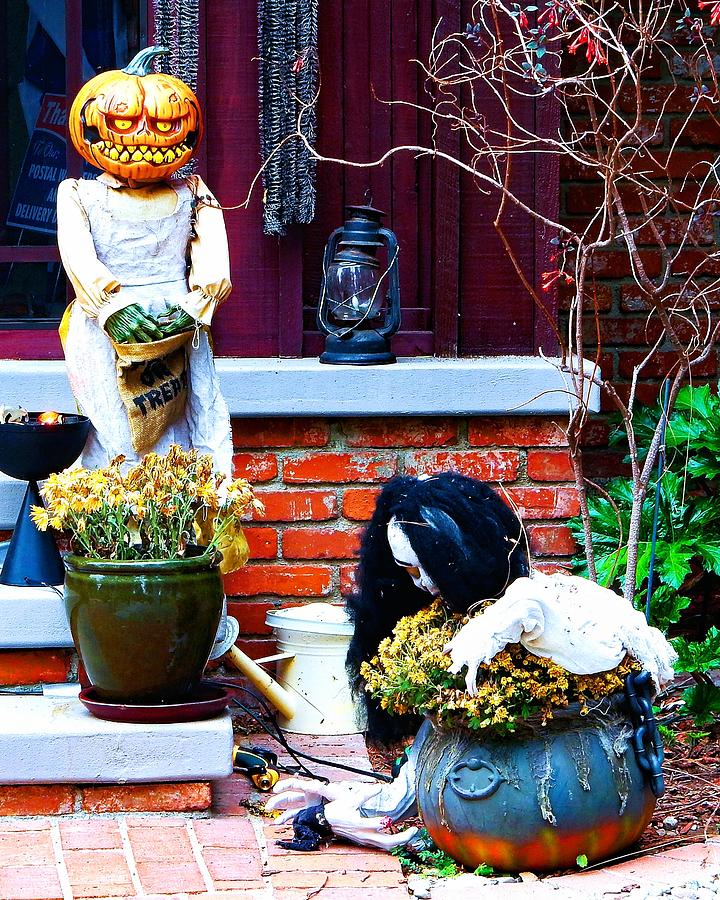 Tricking and Treating Photograph by Andrew Lawrence