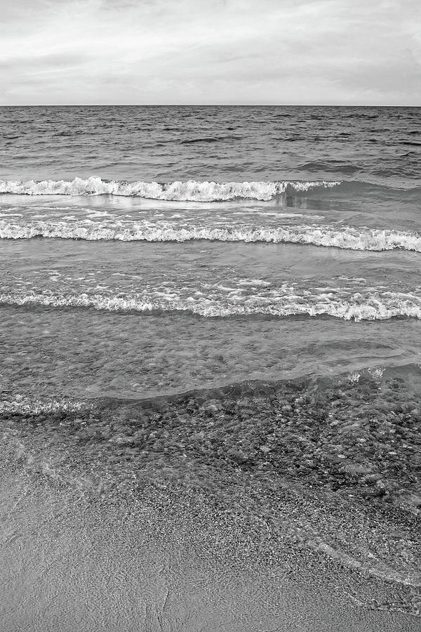 Trickling In Black and White Photograph by Kathi Mirto Trickling In Black and White Photograph by Kathi Mirto