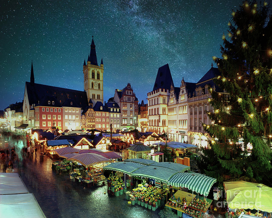 Trier Christmas Market Photograph by Edmund Nagele FRPS