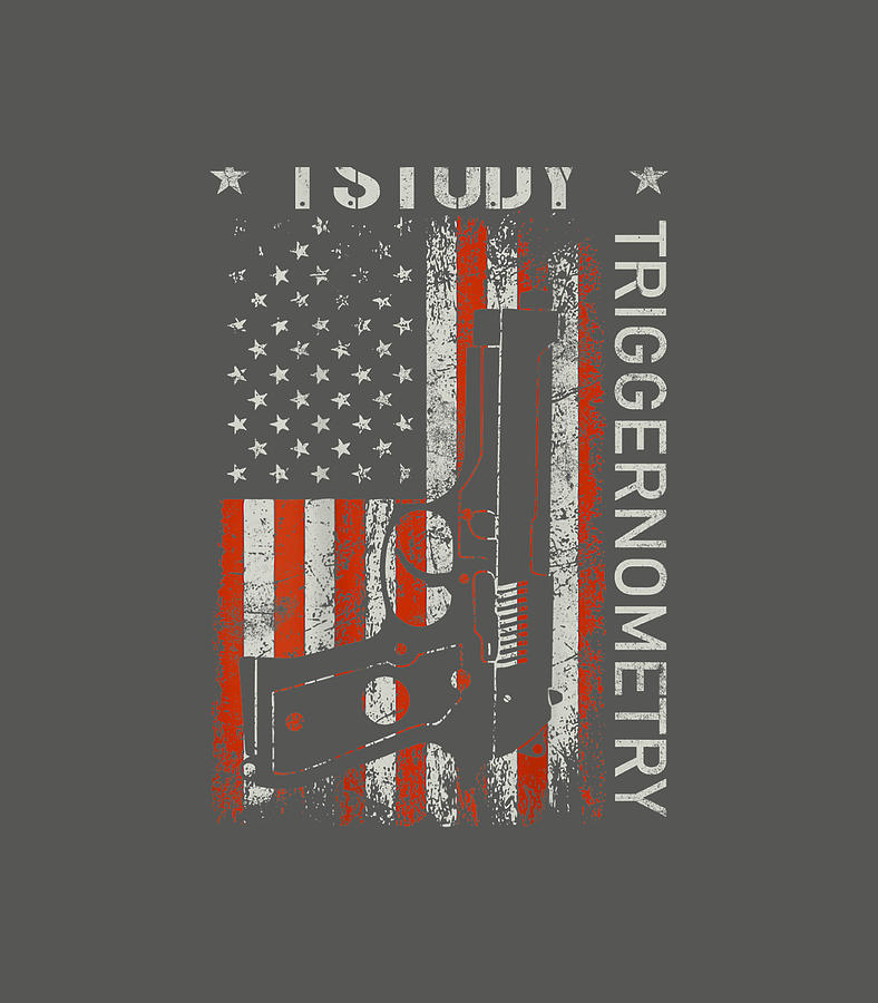 Triggernometry Gun American Flag On Back Digital Art by Thor Monroe ...