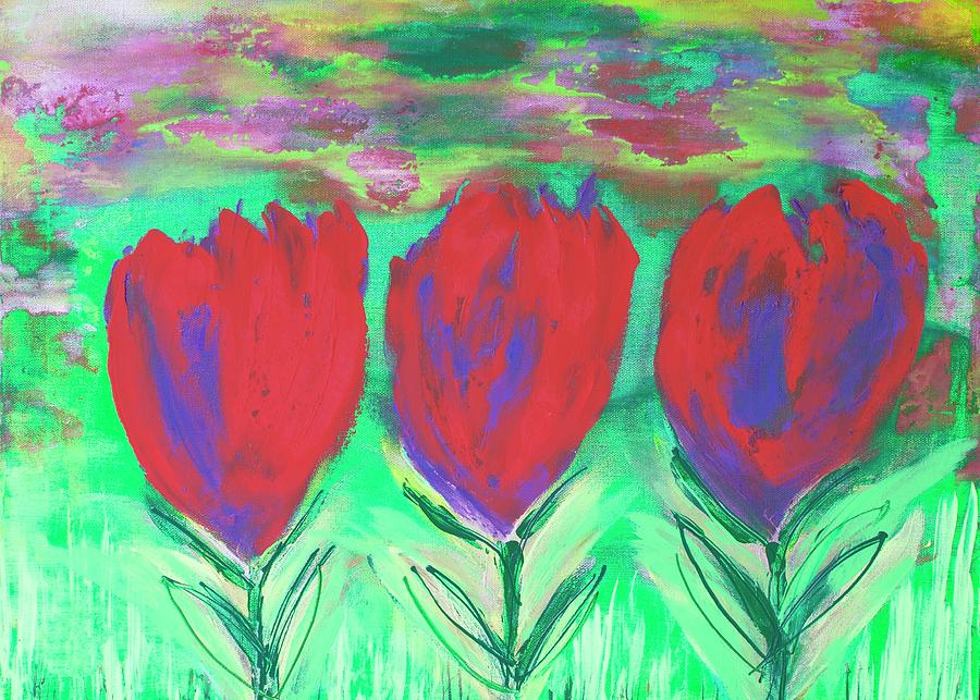 Tulip Pastel - Trilogy by Nancy Kurtz