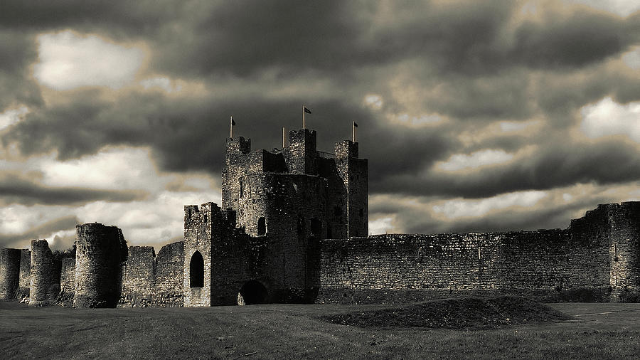 Castle Photograph - Trim Castle by Menega Sabidussi