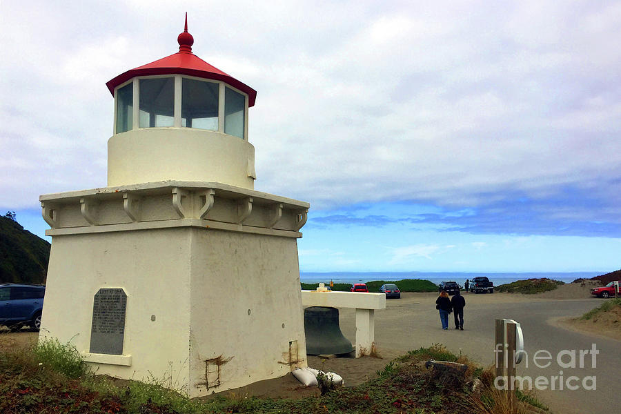 Lighthouse Photograph - Trinidad Memorial Lighthouse , Sept. 9,  2019 by Monterey County Historical Society