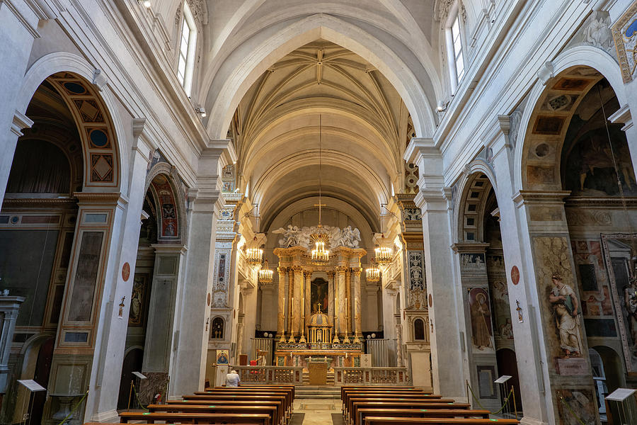 Trinita Dei Monti Church Interior In Rome Photograph By Artur Bogacki