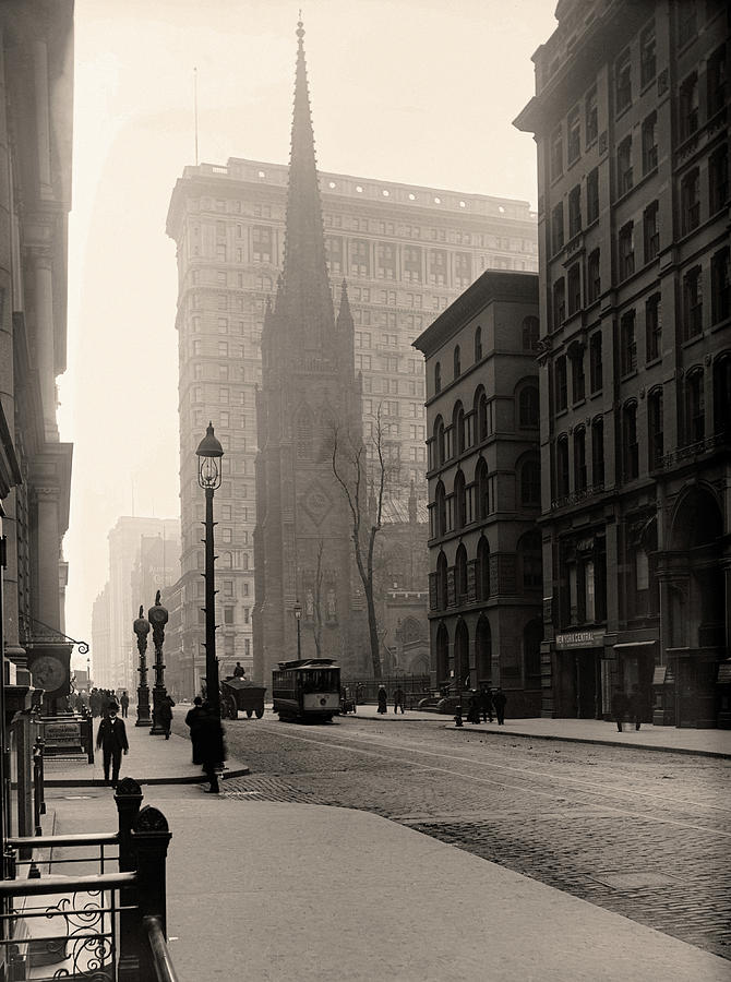 Trinity Church, Broadway, New York City Painting by American History ...