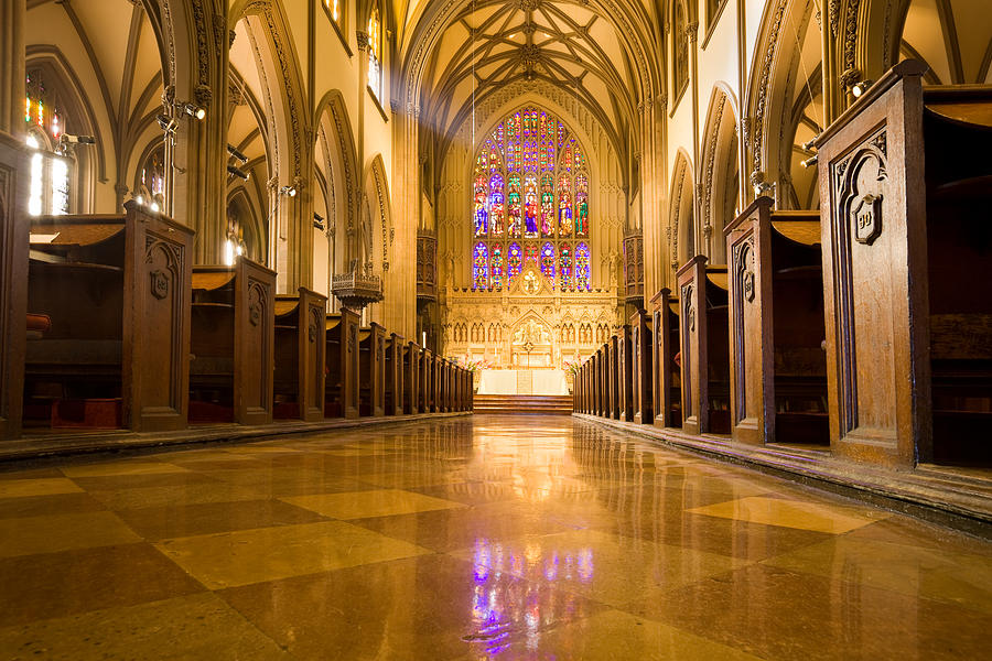 Trinity Church, New York City Photograph by Benedek