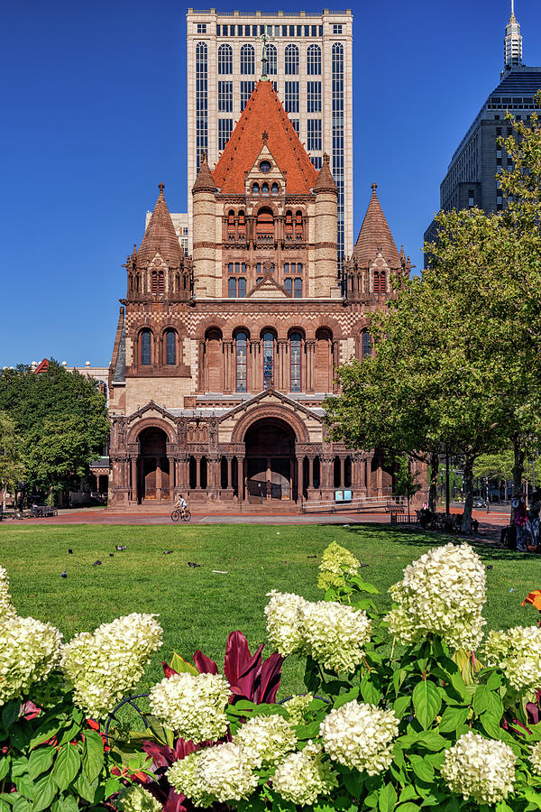 Boston Photograph - Trinity Church by Rick Berk