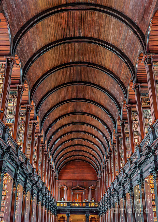 Trinity college library, Dublin, Ireland Photograph by Delphimages Photo Creations