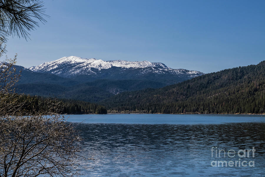 Trinity Mountains From Lake Siskiyou Photograph by Suzanne Luft