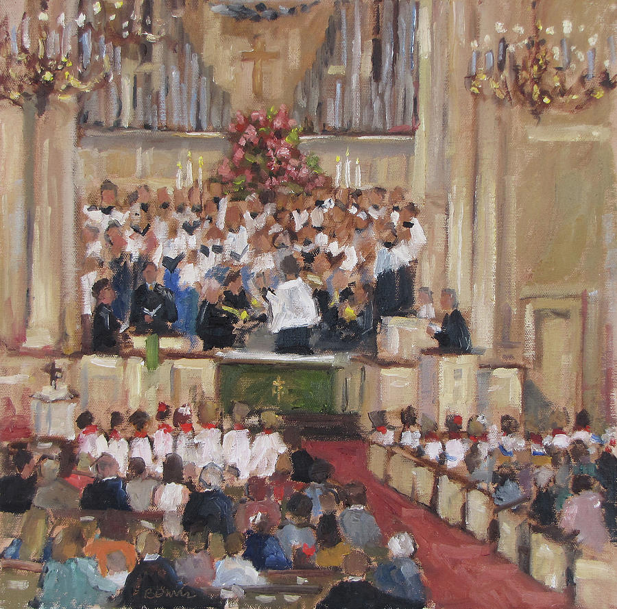 Trinity Presbyterian Church Painting - Trinity Presbyterian Church 125th Anniversary by Barbara Davis