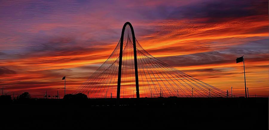 Trinity River Sunset Photograph by John Babis