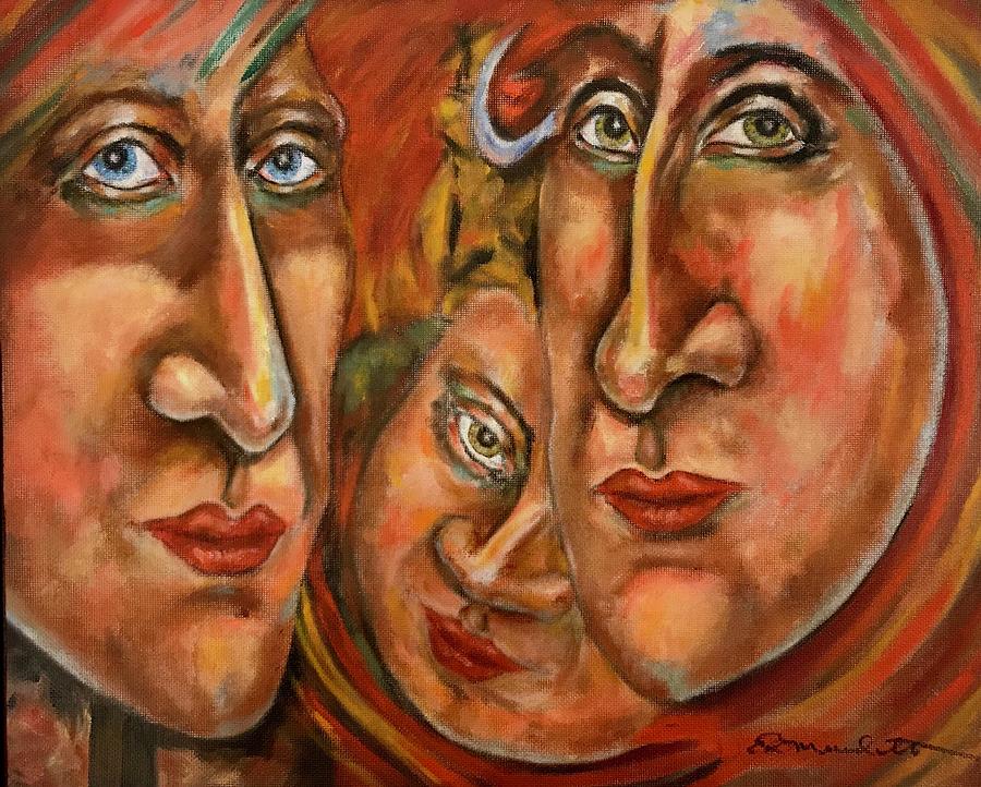 Trio Painting by Ed Meredith
