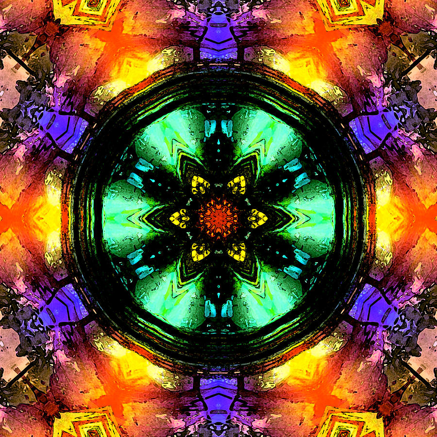 Trippy Psychedelic Kaleidoscope Digital Art by Pamela Arsena - Fine Art ...