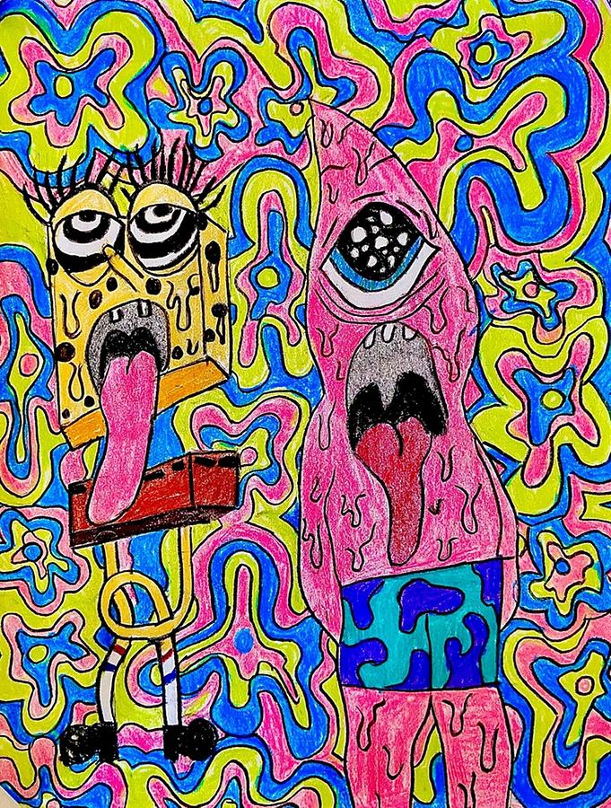 spongebob acid trip