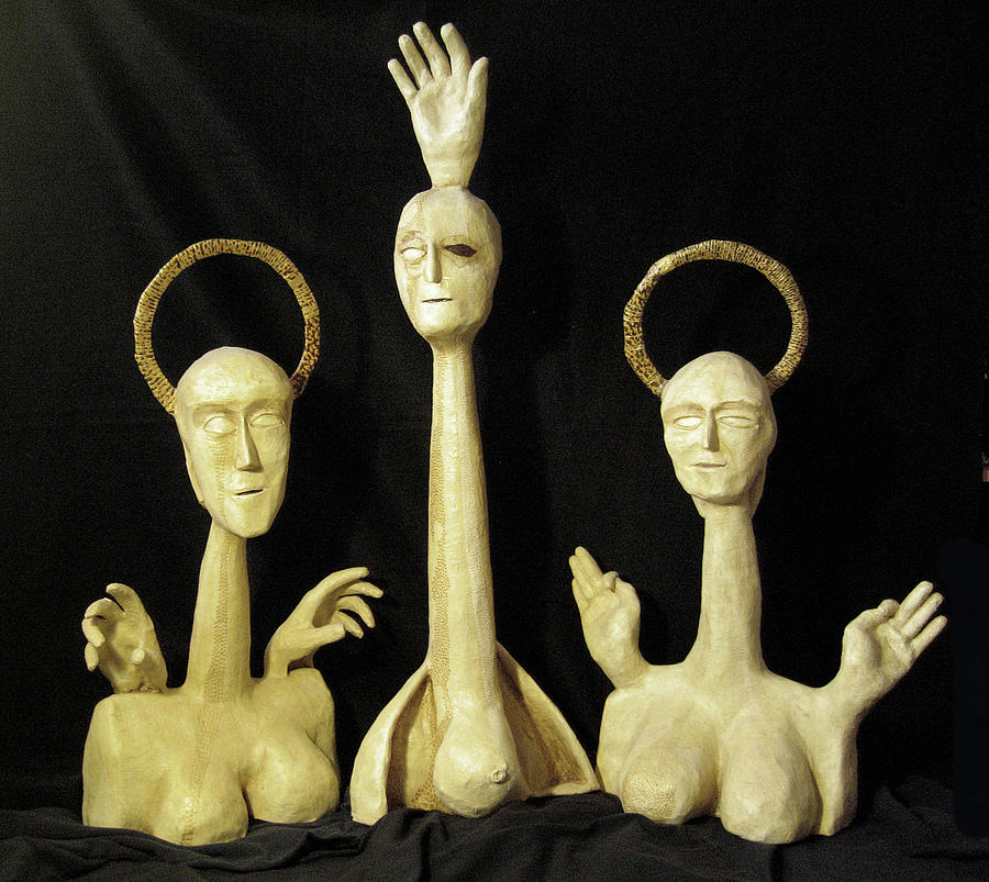 Triptich Sculpture by Lorena Cassady