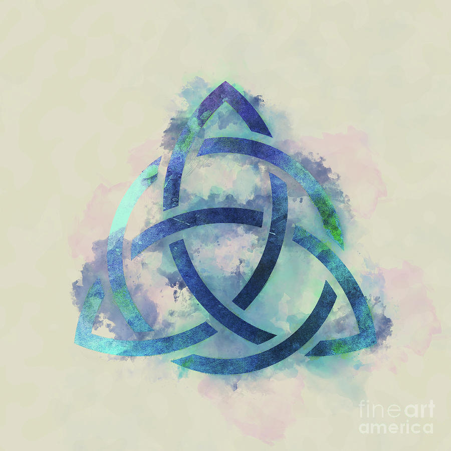 Triquetra, celtic trinity knot Photograph by Delphimages Photo Creations