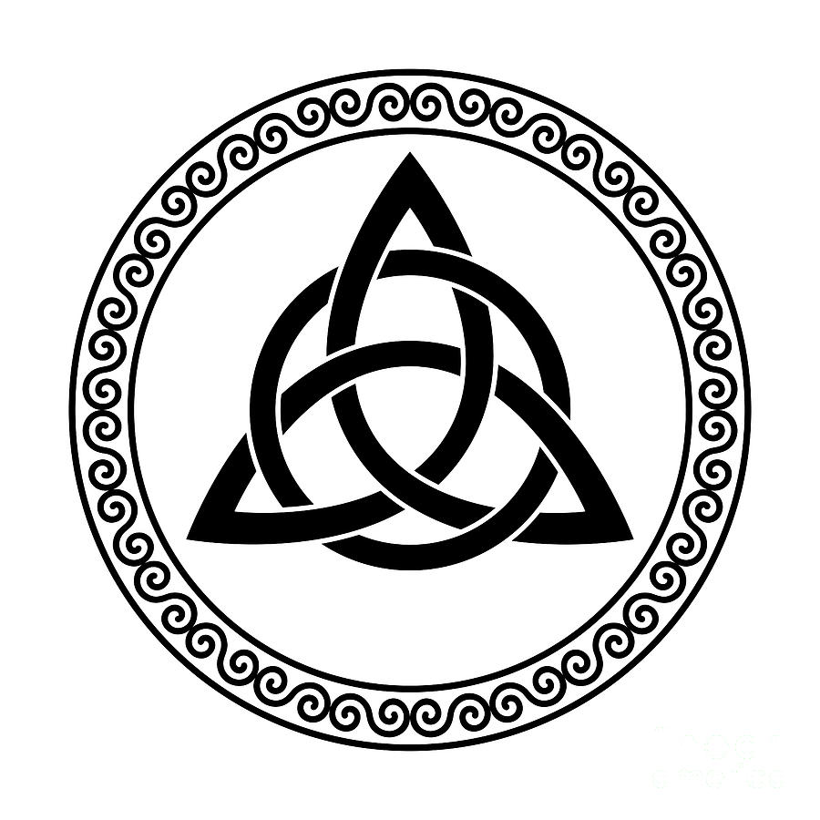 celtic knot triangle tattoo