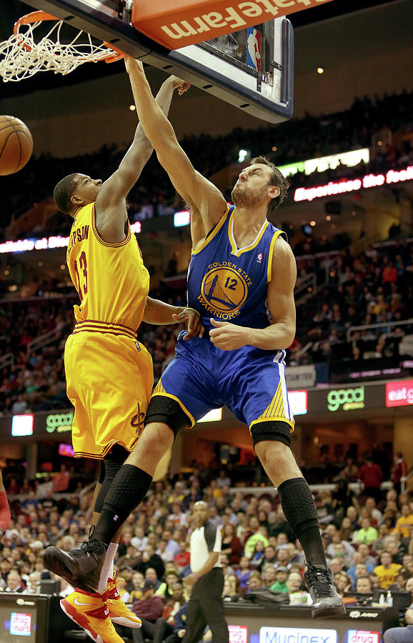 Tristan Thompson and Andrew Bogut Photograph by Mike Lawrie