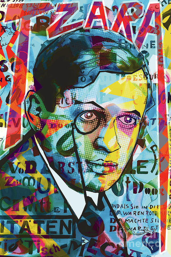 Tristan Tzara VI Digital Art by Zoran Maslic - Fine Art America