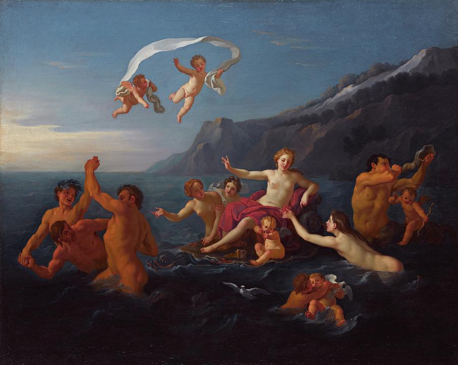 Triumph of Amphitrite, by Bon Boullogne Painting by MotionAge Designs