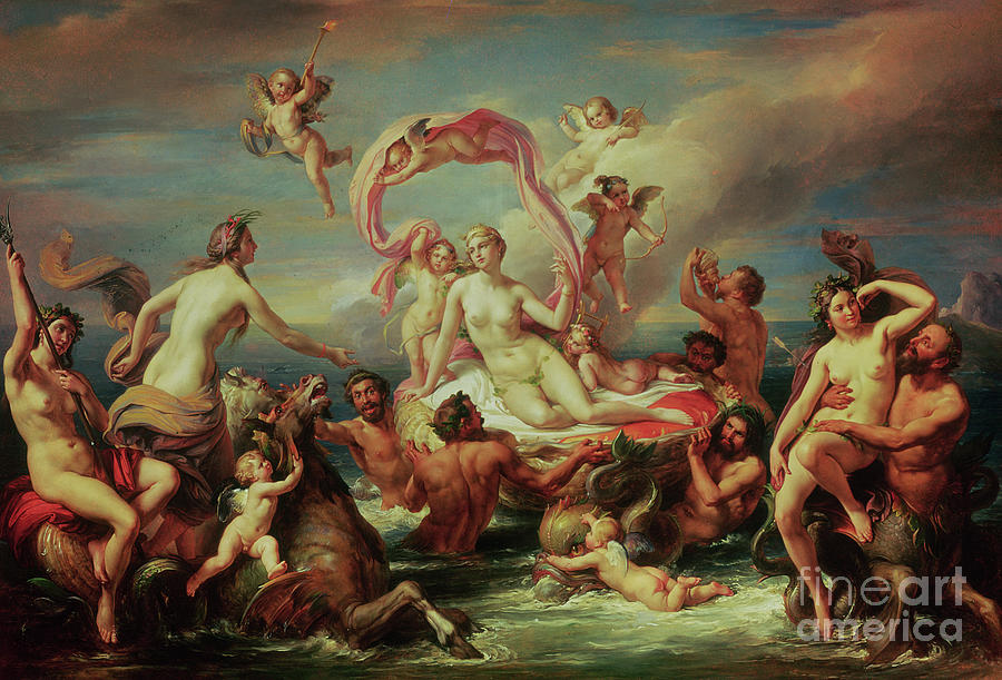 Greek Painting - Triumph of Venus by Anonymous