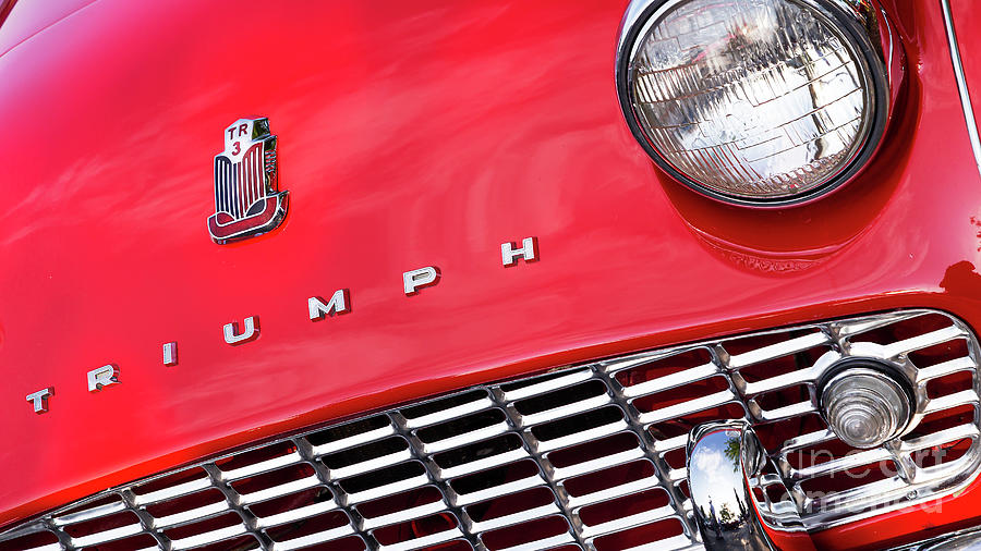 Vintage Photograph - Triumph TR3 by Dennis Hedberg