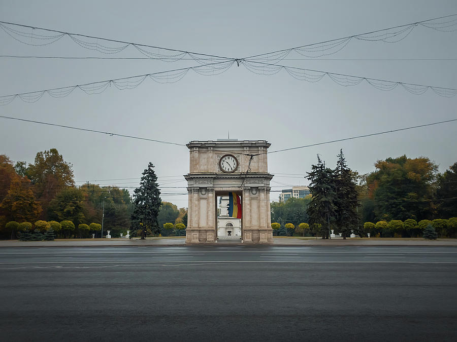 Triumphal Arch In Chisinau Photograph
