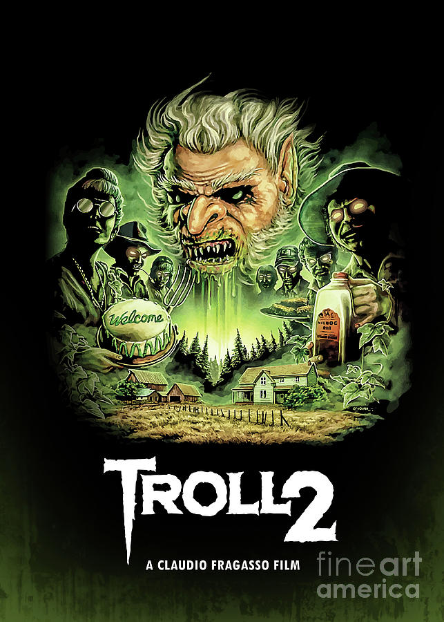 Movie Poster Digital Art - Troll 2 by Bo Kev