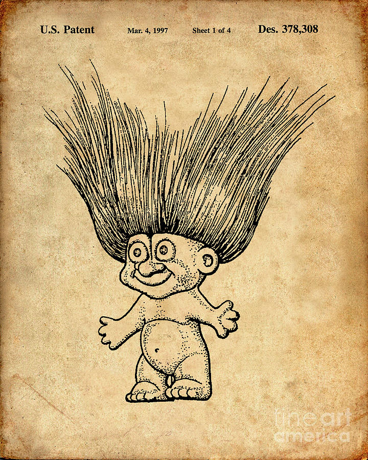 troll doll drawing