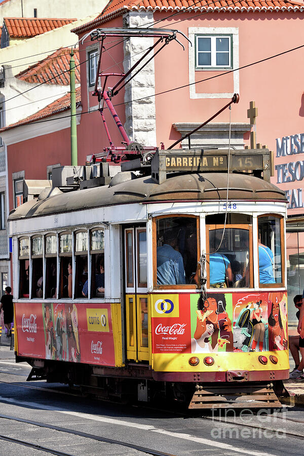 Trolley Car In Lisbon, Portugal Photograph