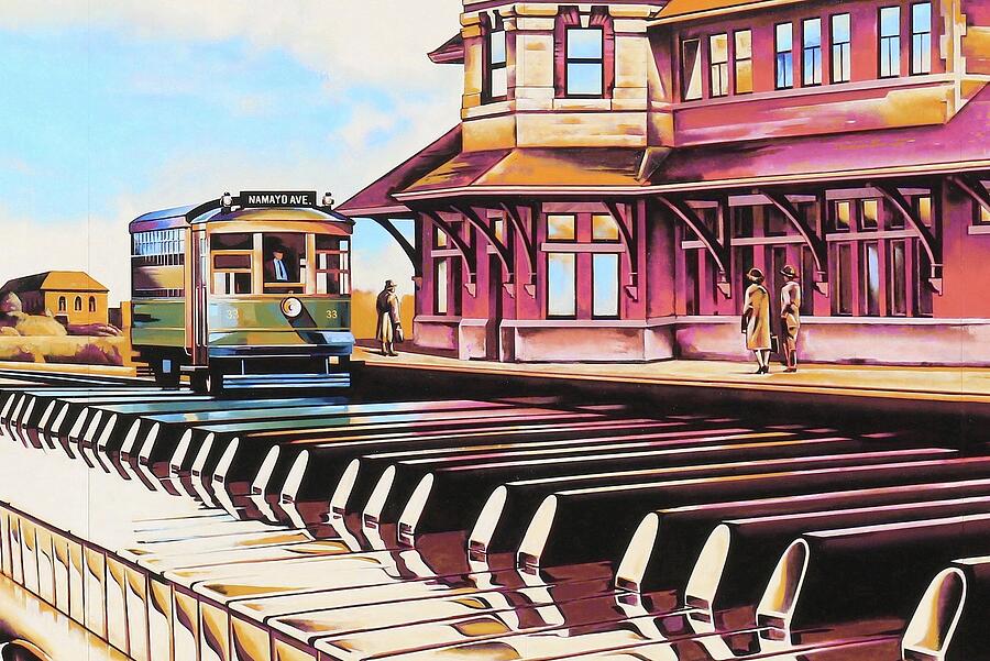 Trolley Tune Painting by Tim Heimdal