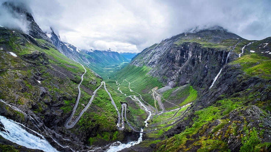 Trollstigen Road Norway Photograph by Elena Eliachevitch