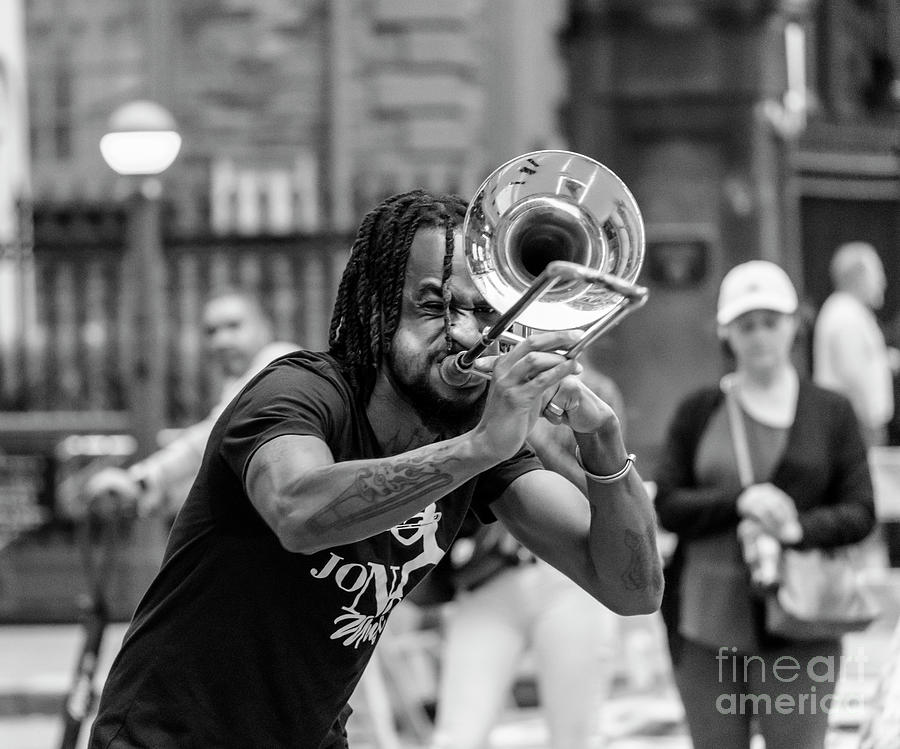 Trombone Player Photograph