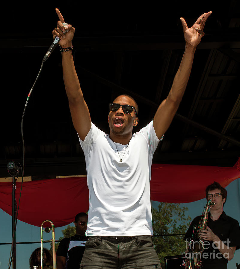 Trombone Shorty and Orleans Avenue Photograph by David Oppenheimer