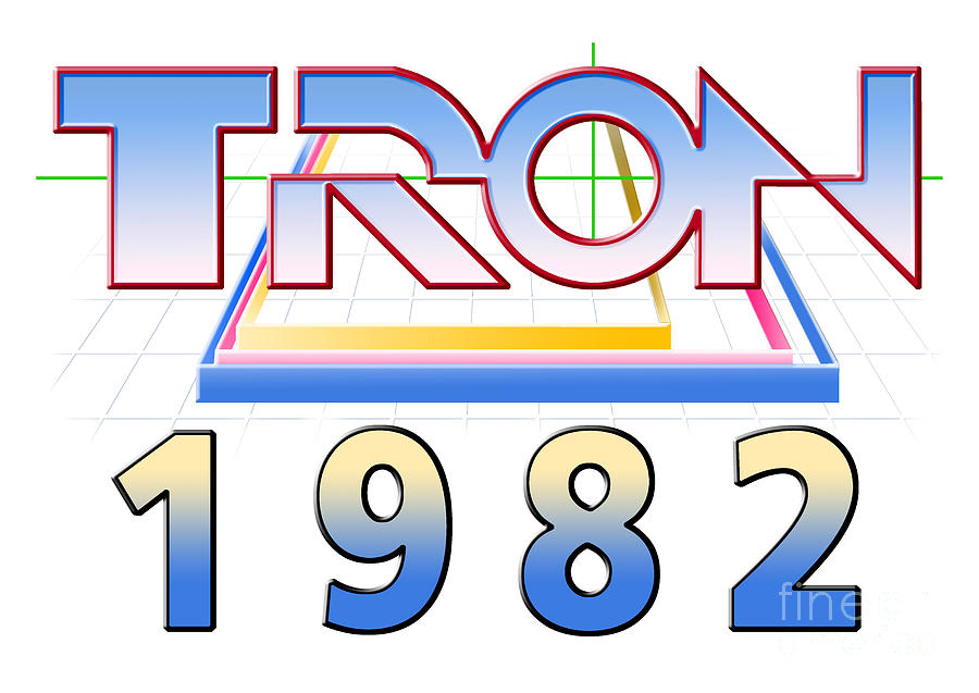 Tron 1982 Drawing by Art by Magdalene