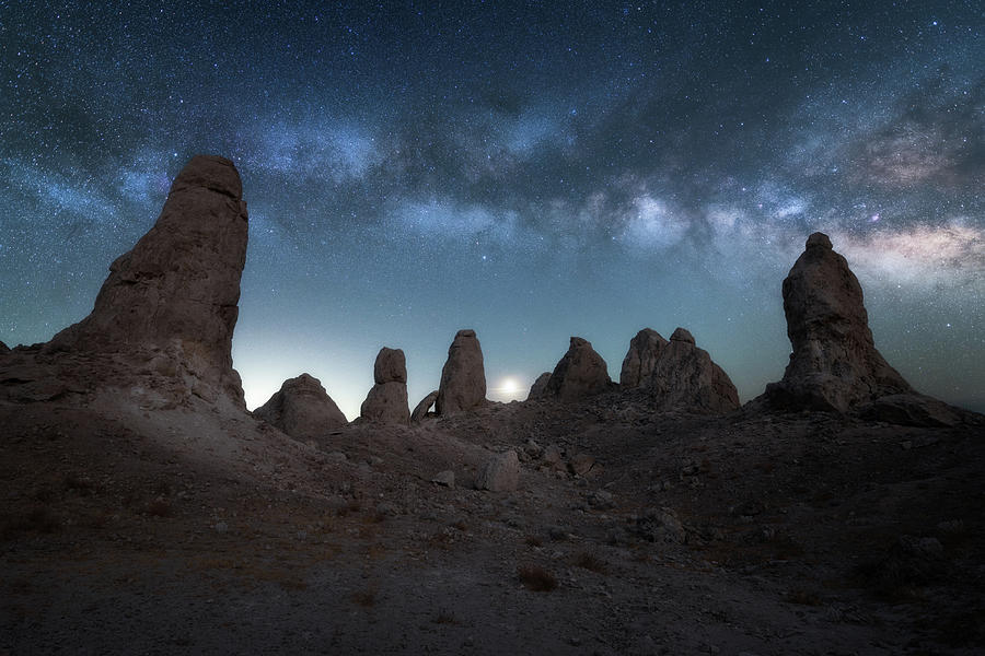 Nature Photograph - Trona Milky Way by Ryan McGinnis