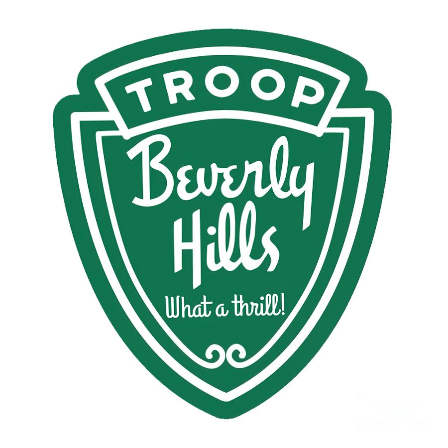 Troop Beverly Hills Logo Merchandise Painting by White Ian - Fine Art ...