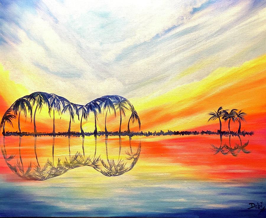 Tropic Sounds Painting by Debi Starr
