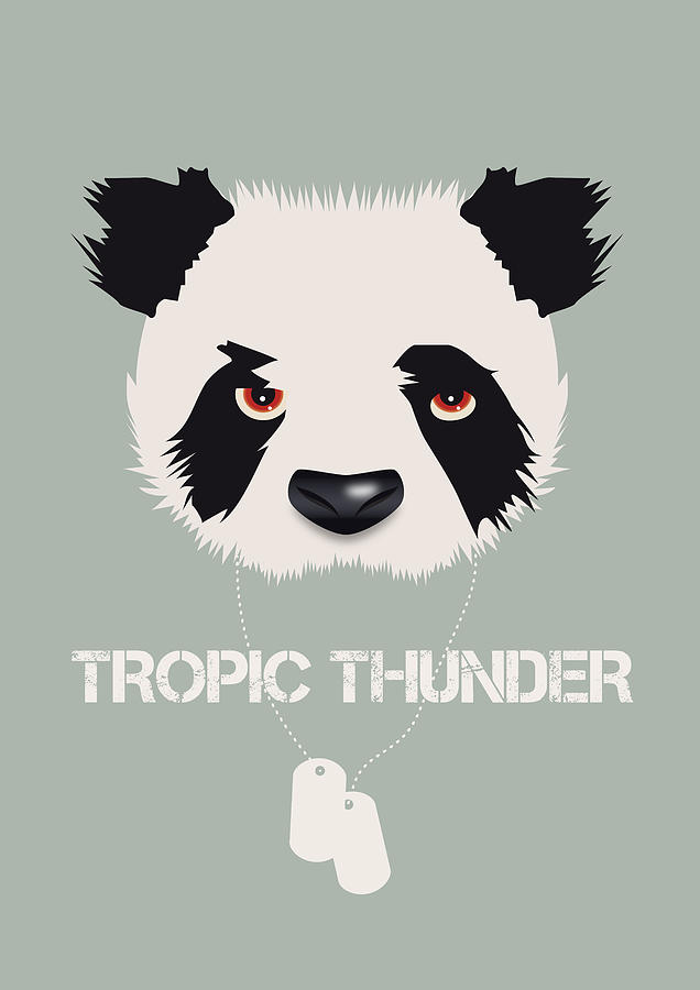 Tropic Thunder - Alternative Movie Poster Digital Art by Movie Poster Boy