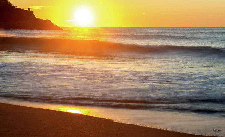 Tropical Beach Sunset Photograph by Judi Dressler