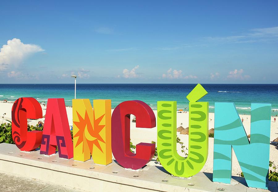 Tropical Cancun Mexican Restaurant Decoration Photograph by Josu Ozkaritz