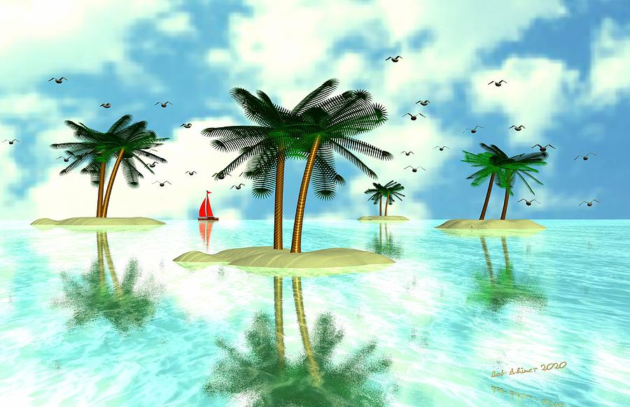 Tropical Dreams Digital Art by Bob Shimer